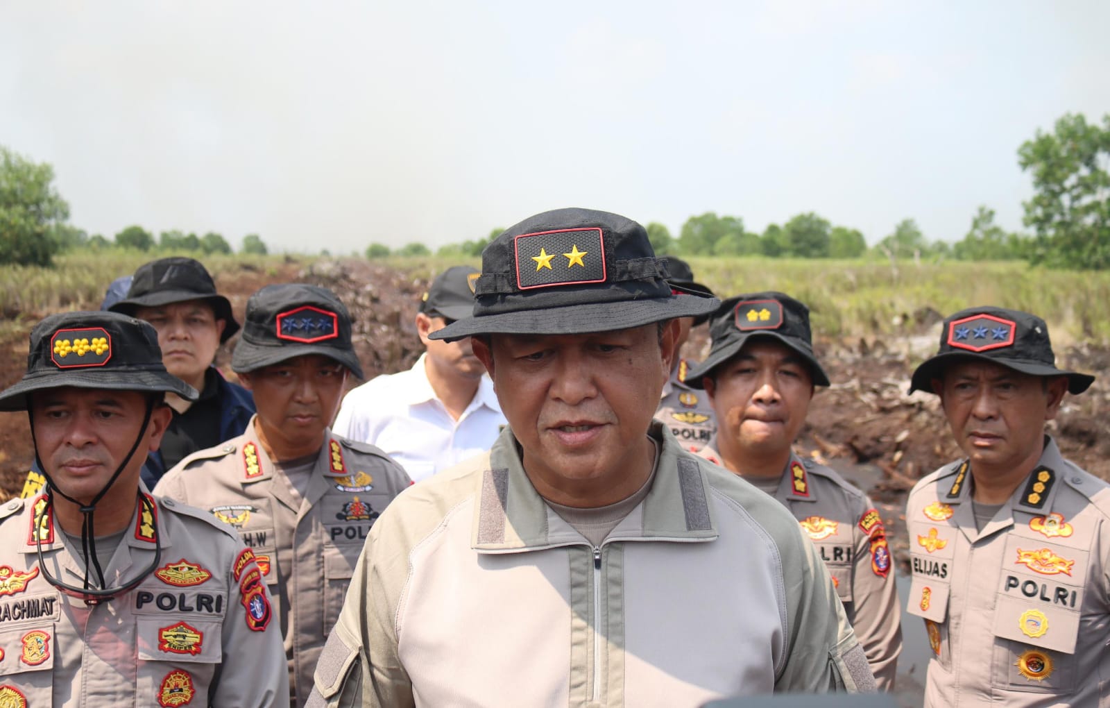 Kapolda Kalteng Pastikan Karhutla Tumbang Nusa Terkendali, Kanal Medson Jadi Strategi Perkuat Pemadaman