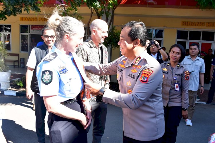 Lawan Kejahatan Lintas Negara, Polri-AFP-PNTL Perkuat Sinergi di Mapolda NTT