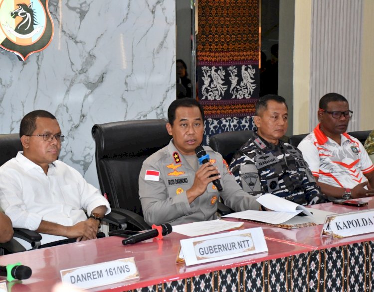 Fokus Evakuasi, Data Korban, dan Cegah Hoaks, Kapolda NTT dan Gubernur Sampaikan Penanganan Gempa Flores