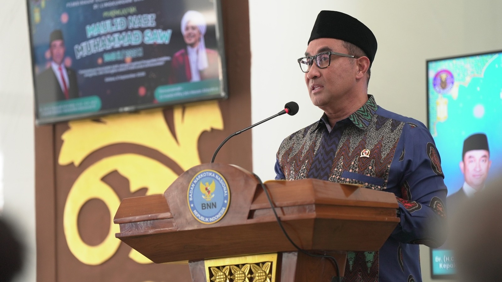 PERINGATAN MAULID NABI: KEPALA BNN RI AJAK JAJARAN TELADANI SIFAT RASULULLAH DALAM BERTUGAS