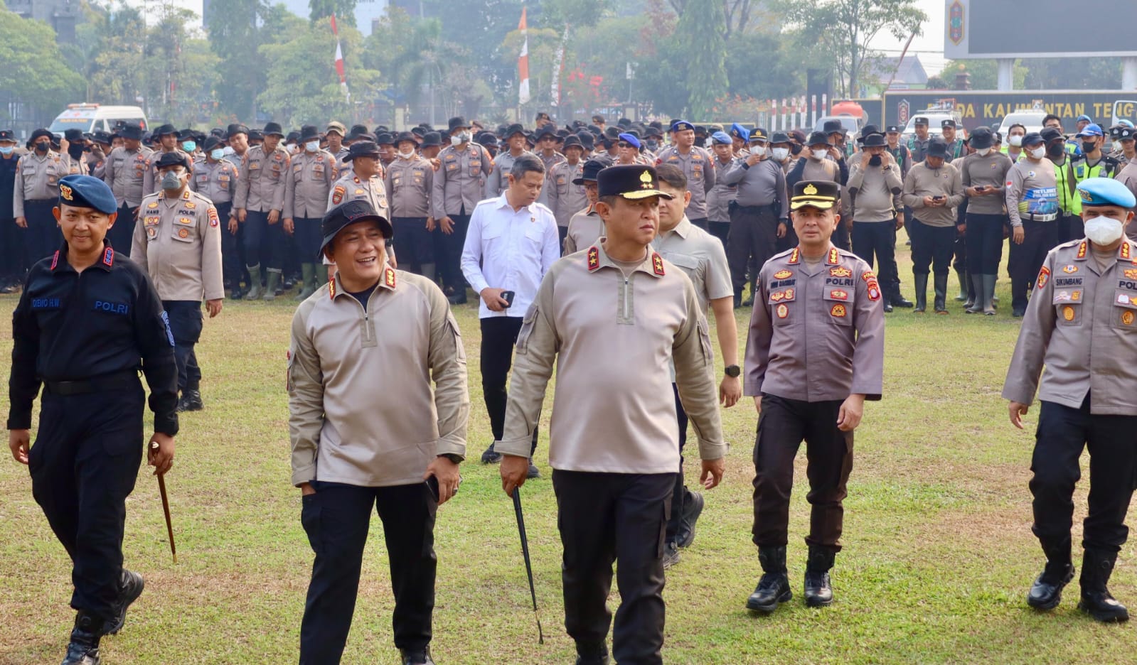 Kapolda Kalteng Ajak Forum Kebangsaan Huma Betang Bersatu Hadapi Karhutla dan Kabut Asap