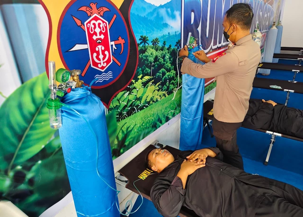 Polda Kalteng Siapkan Rumah Oksigen Gratis untuk Personel dan Masyarakat Terdampak Kabut Asap
