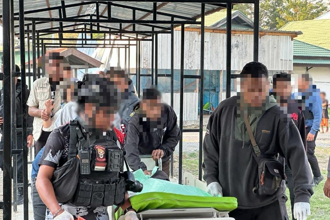 Satgas Damai Cartenz Bersama Polres Jayawijaya Respons Cepat Gangguan Tembakan di Muliama