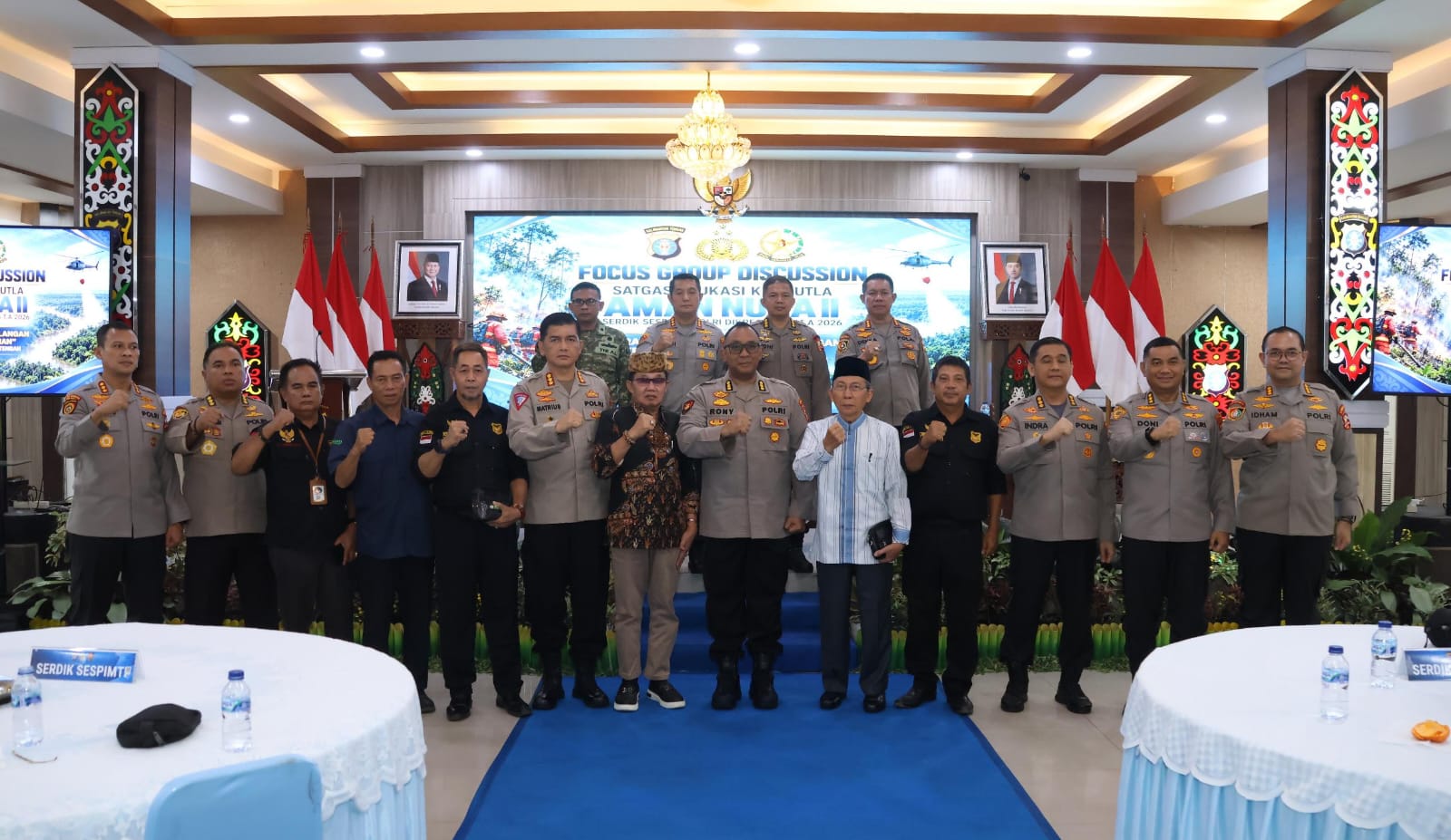 FGD Strategi Mitigasi Karhutla, Polda Kalteng Bahas Karakteristik Lahan Gambut yang Mudah Terbakar