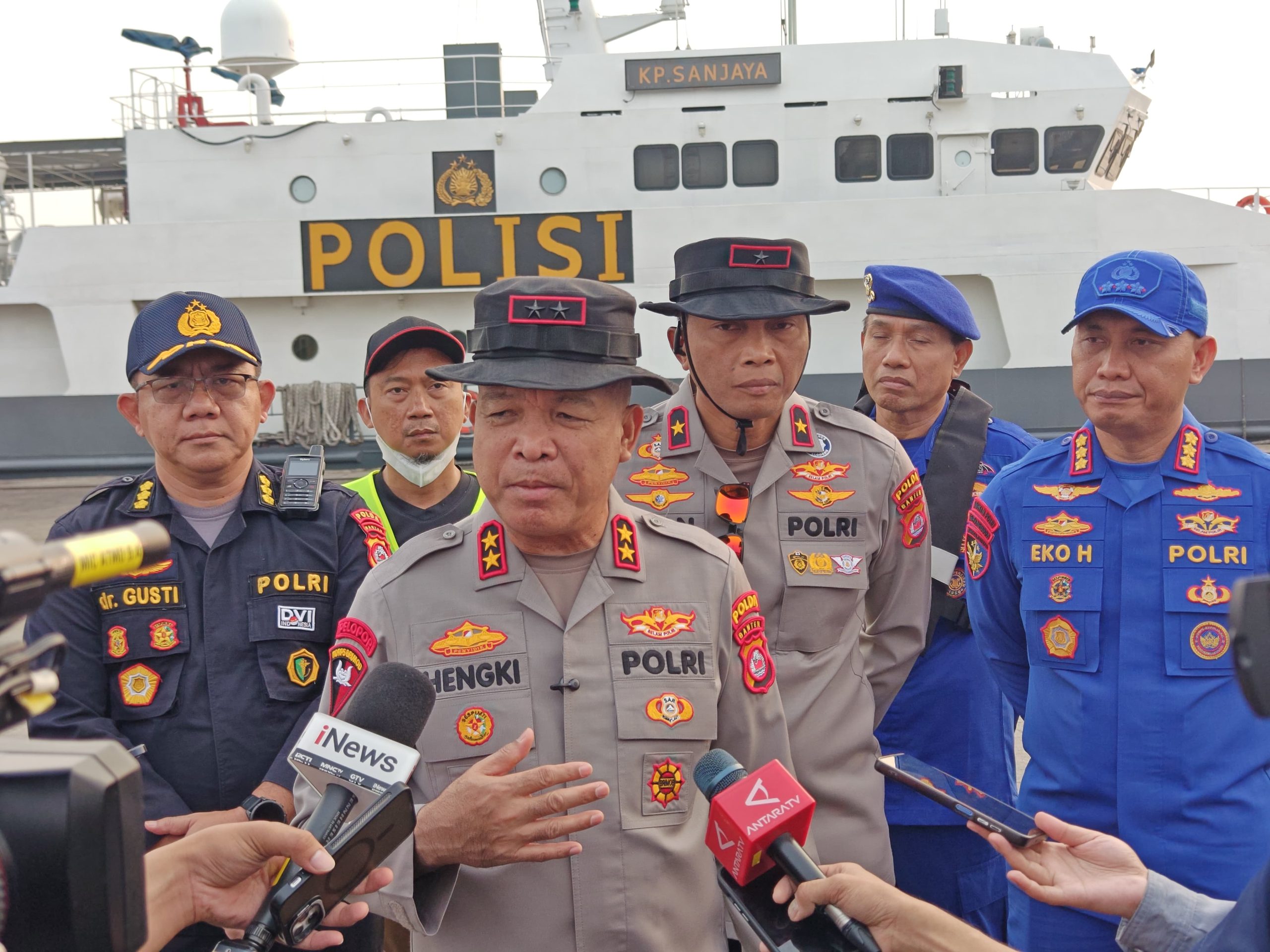 Hari Kelima Operasi SAR, Polda Banten Kembali Sisir Perairan Pulau Sertung