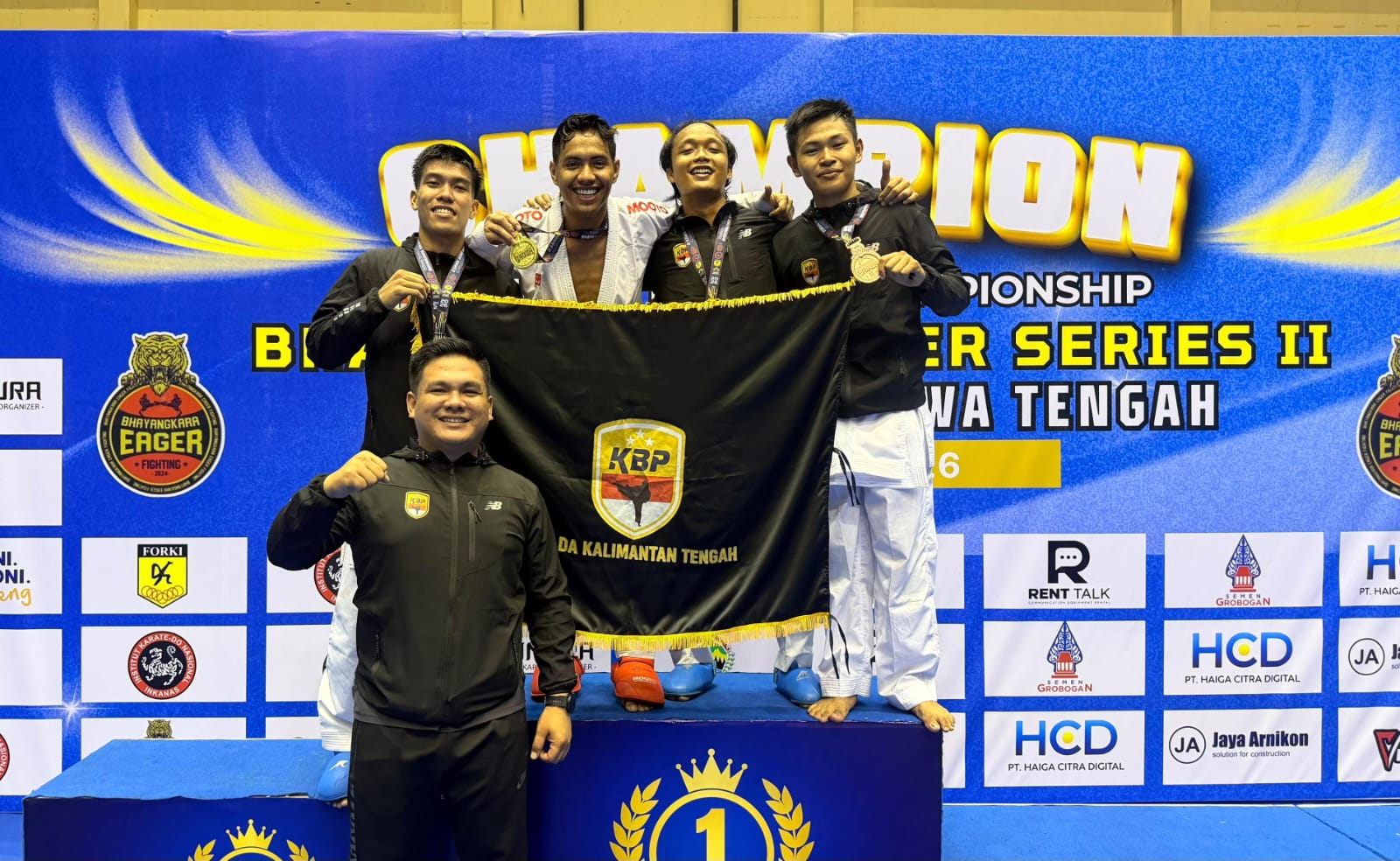 Tim Karate Polda Kalteng Borong Prestasi di Bhayangkara Eiger Series II Piala Gubernur Jateng 2026