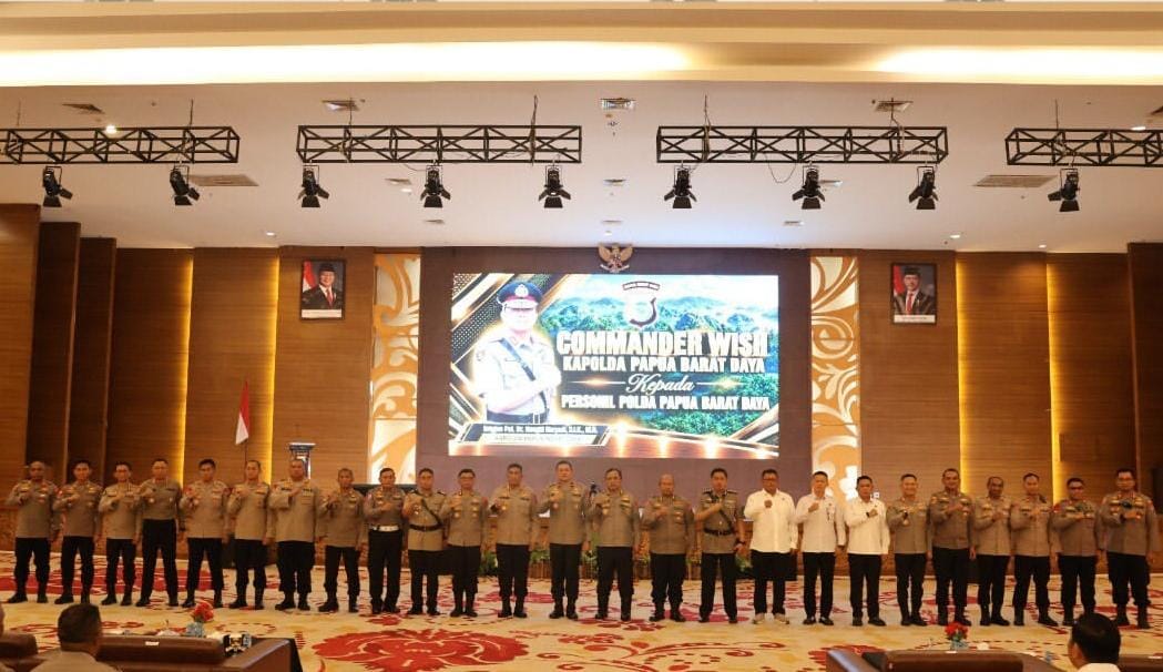 Kapolres Sorong Hadiri Agenda “Commander Wish” Kapolda Papua Barat Daya di Aimas Convention Centre