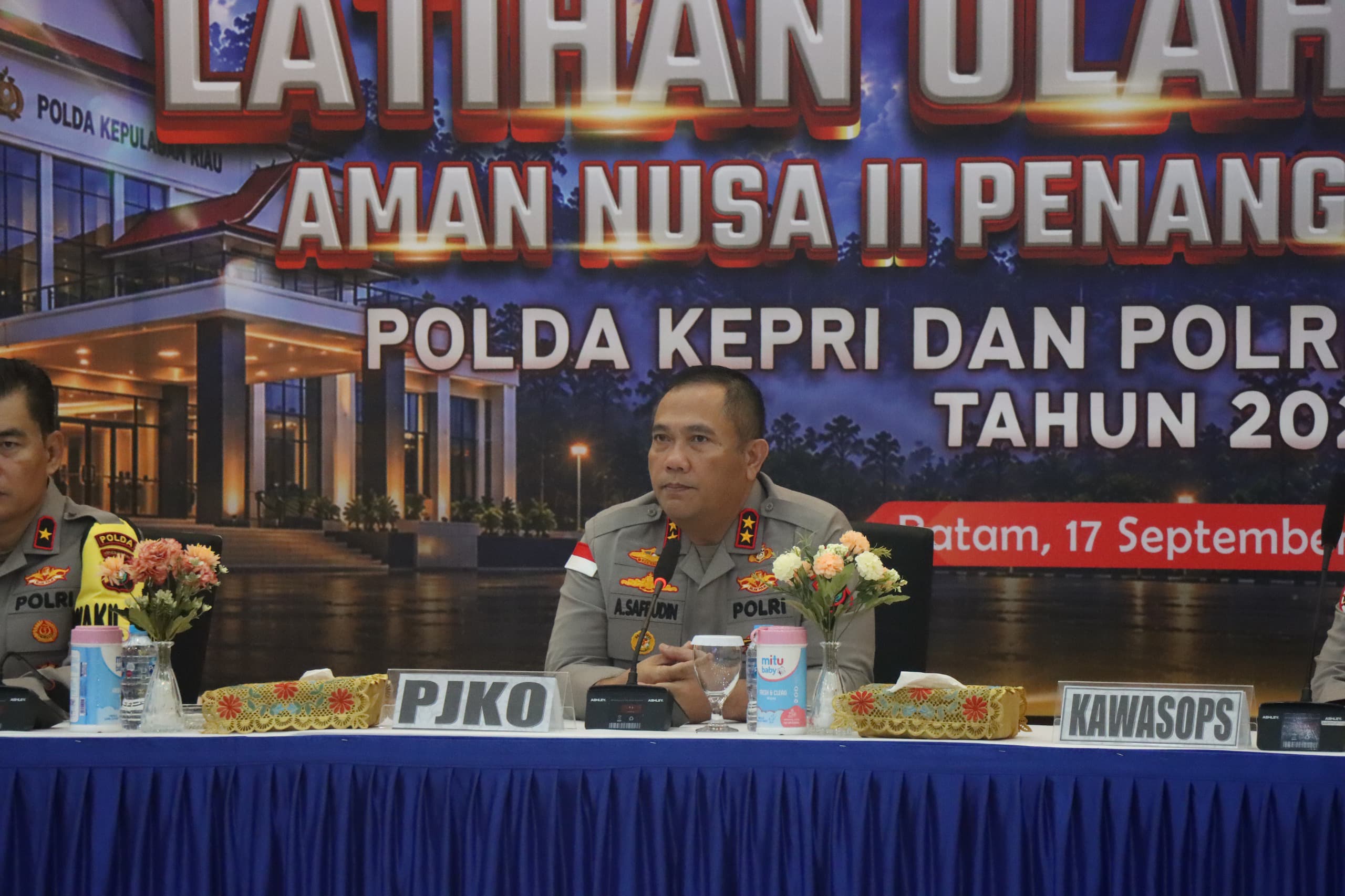 Latihan Aman Nusa II, Kapolda Kepri Tekankan Kesiapsiagaan Hadapi Bencana dan Situasi Kontingensi