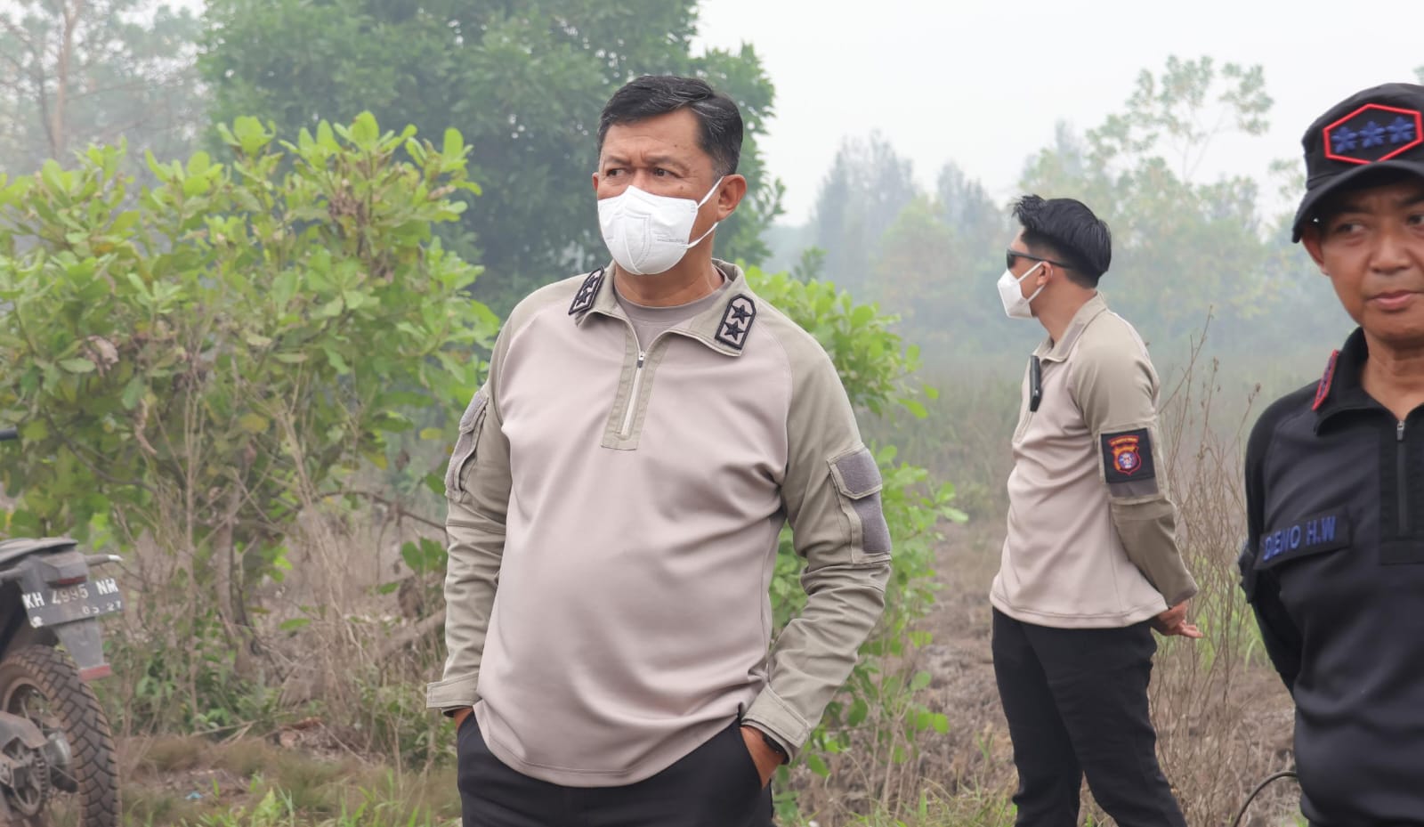 Cegah Karhutla Meluas, Kapolda Kalteng Sisir dan Pantau Pemadaman