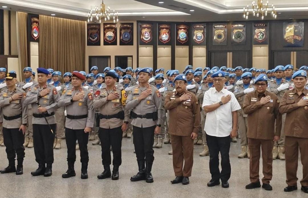 Polri Lepas 140 Personel FPU 8 MINUSCA, Siap Jalankan Misi Perdamaian di Afrika Tengah