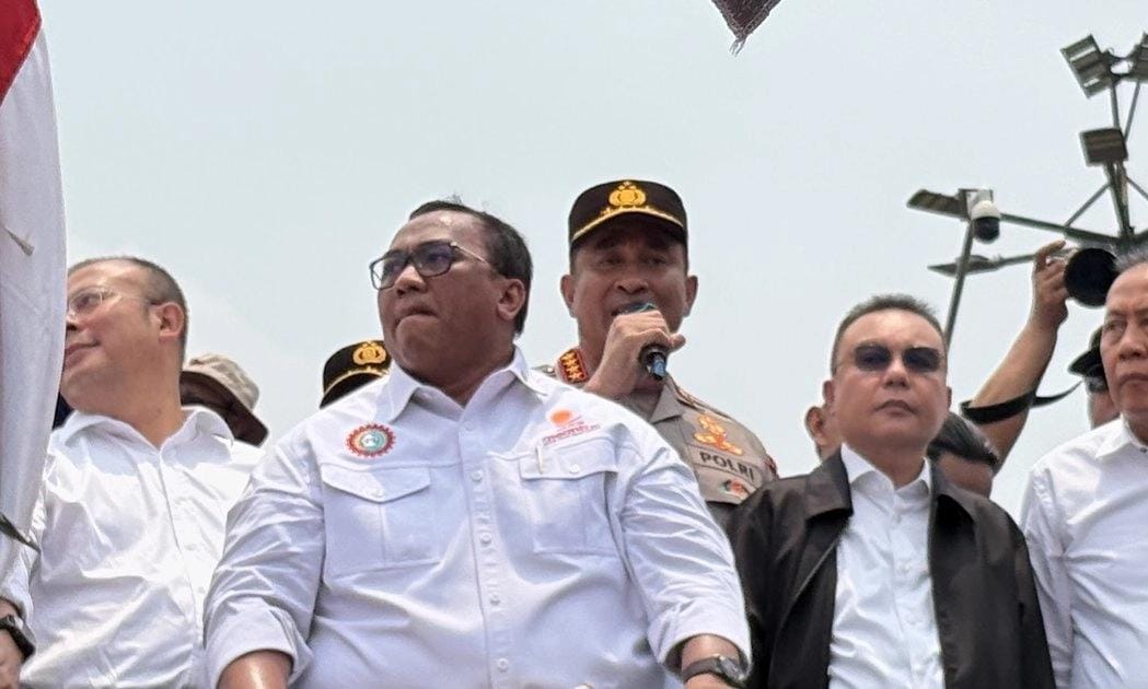 Kapolri Temui Serikat Buruh di Gedung DPR, Minta Jaga Ketertiban Saat Aksi Demo