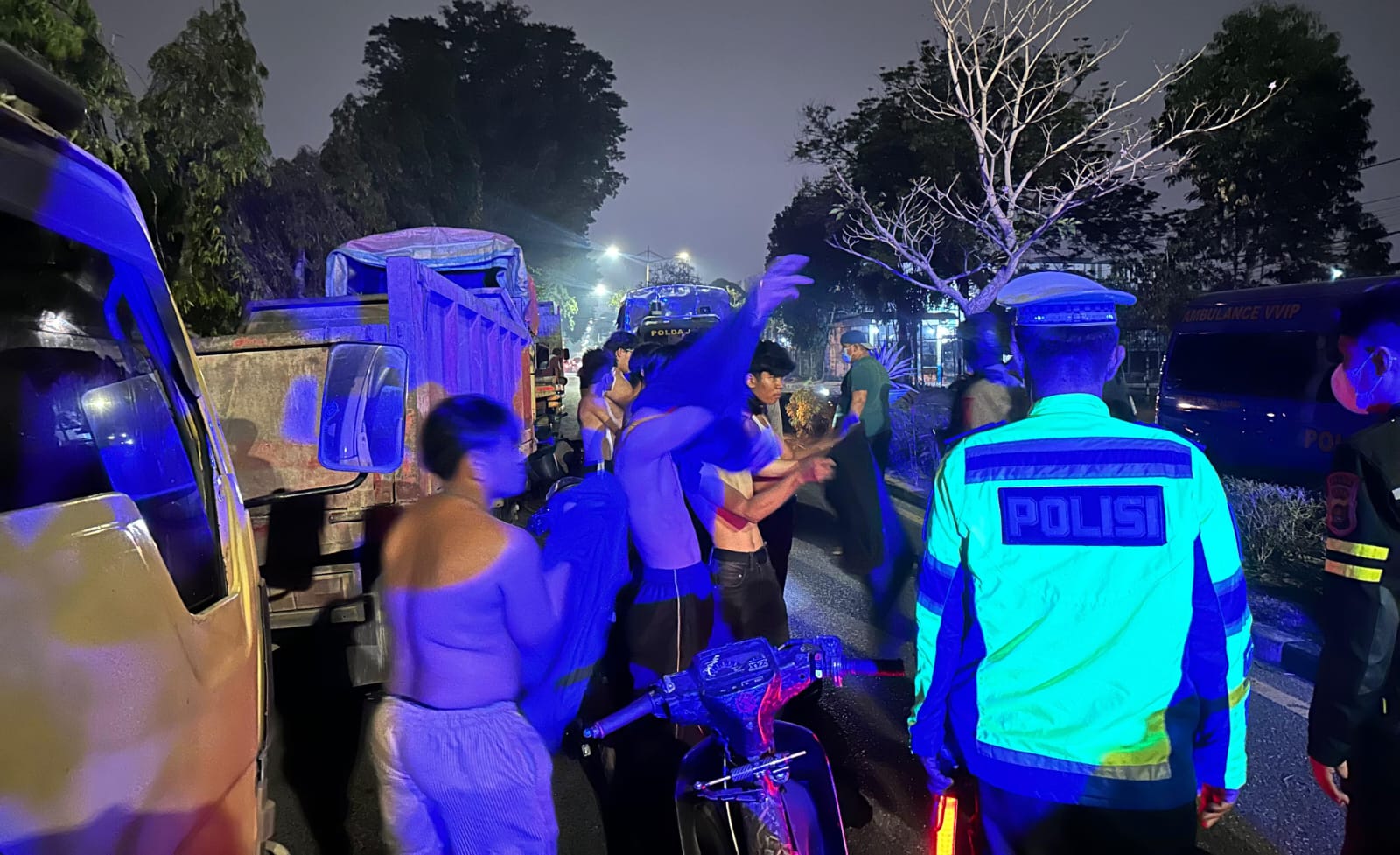 Operasi Jaran Siginjai 2026, Polisi Amankan 11 Pelaku Balap Liar di Jl. Bandara Lama