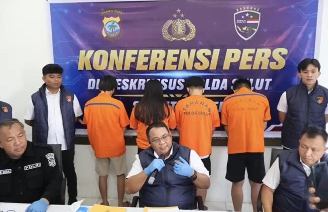 Polisi Bongkar Komplotan Love Scamming dan Investasi Bodong di Sulut, Raup Rp 1 Miliar