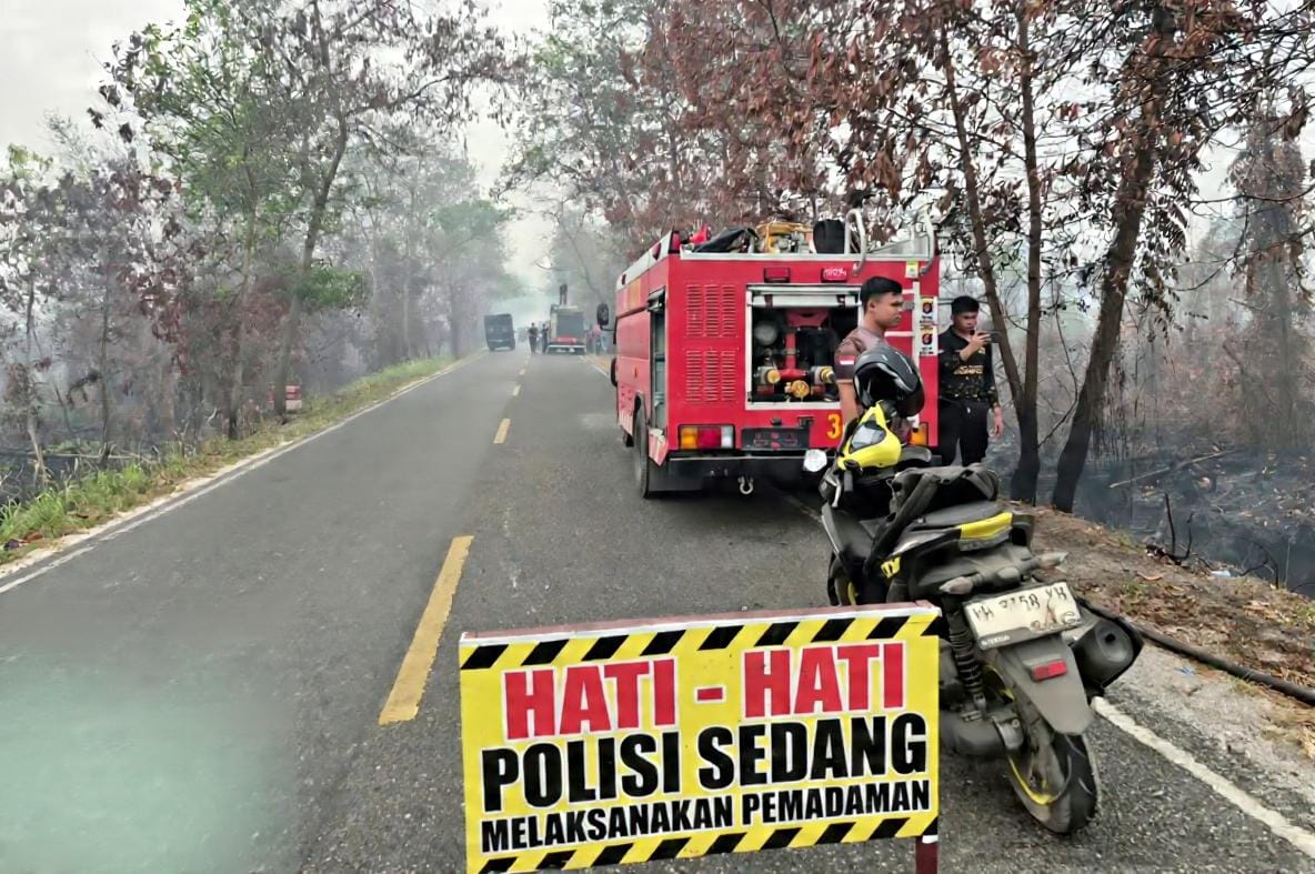 Polda Kalteng Imbau Pengendara Hati-Hati Saat Melintasi Jalan Mahir-Mahar Lingkar Luar Palangka Raya