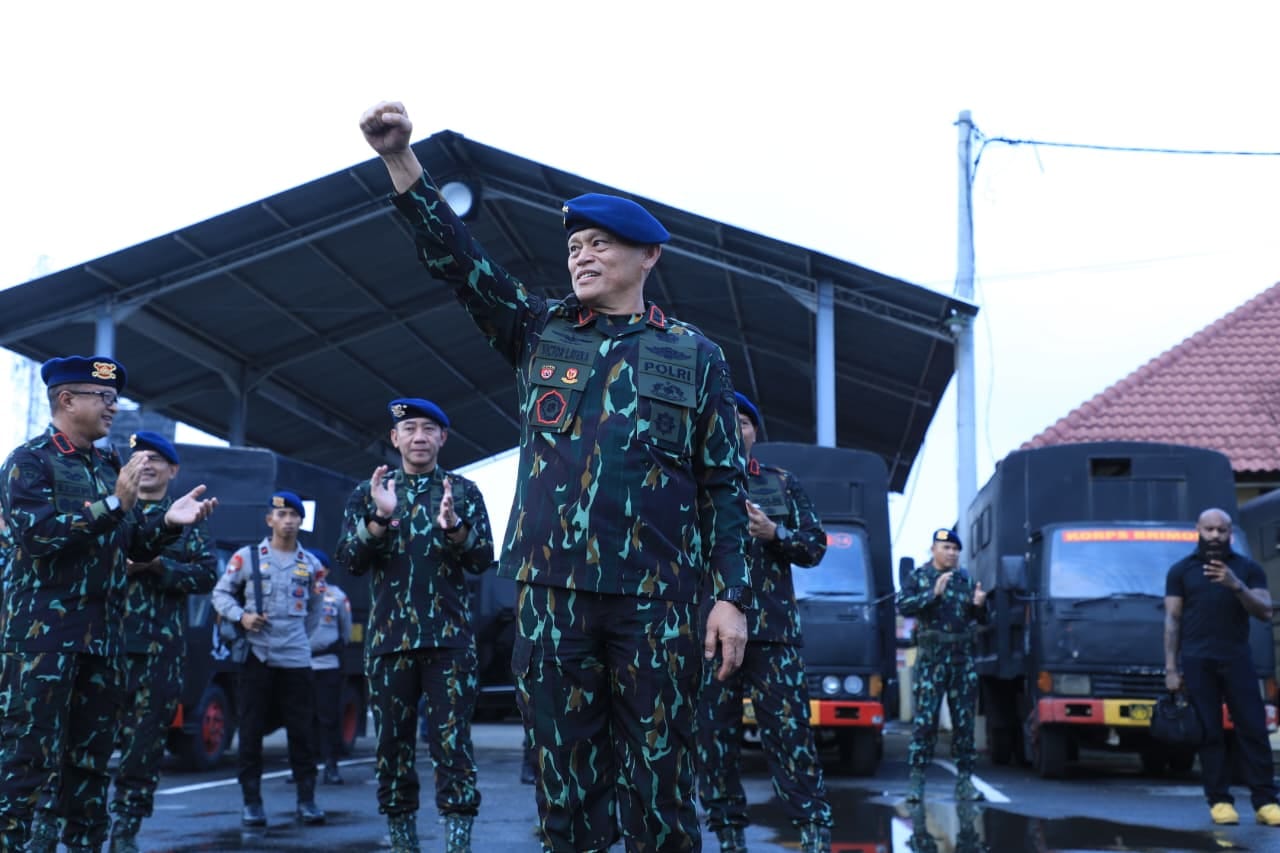 Perkuat Soliditas dan Kesiapsiagaan Pasukan, Wadankorbrimob Polri Tinjau Mako Satbrimob Polda Sumut