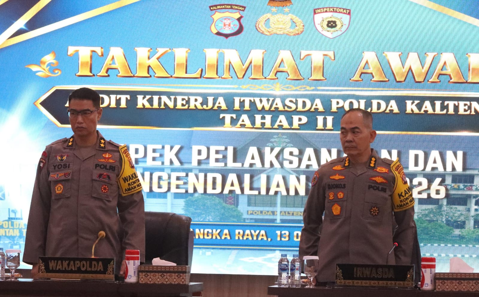 Wujudkan Transparansi Kinerja, Polda Kalteng Gelar Taklimat Awal Audit Kinerja Tahap II Tahun 2026