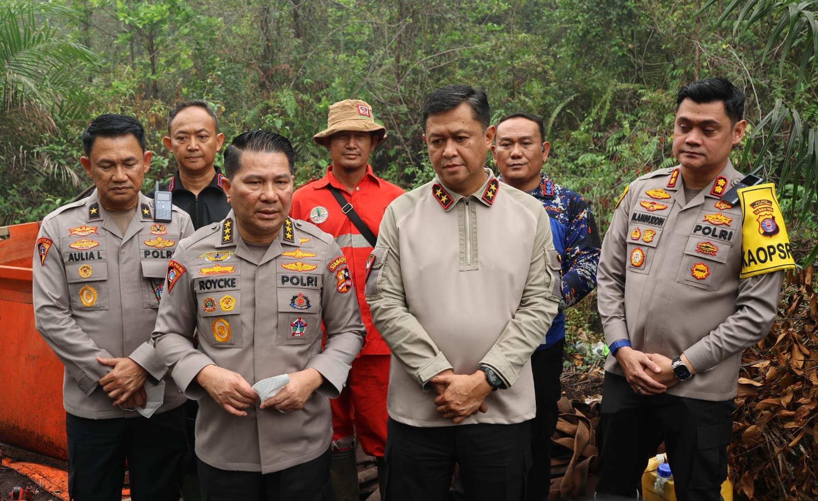 Cek Karhutla di Tumbang Nusa, Astamaops Kapolri dan Kapolda Kalteng Petakan Kebutuhan Penguatan Personel di 5 Wilayah