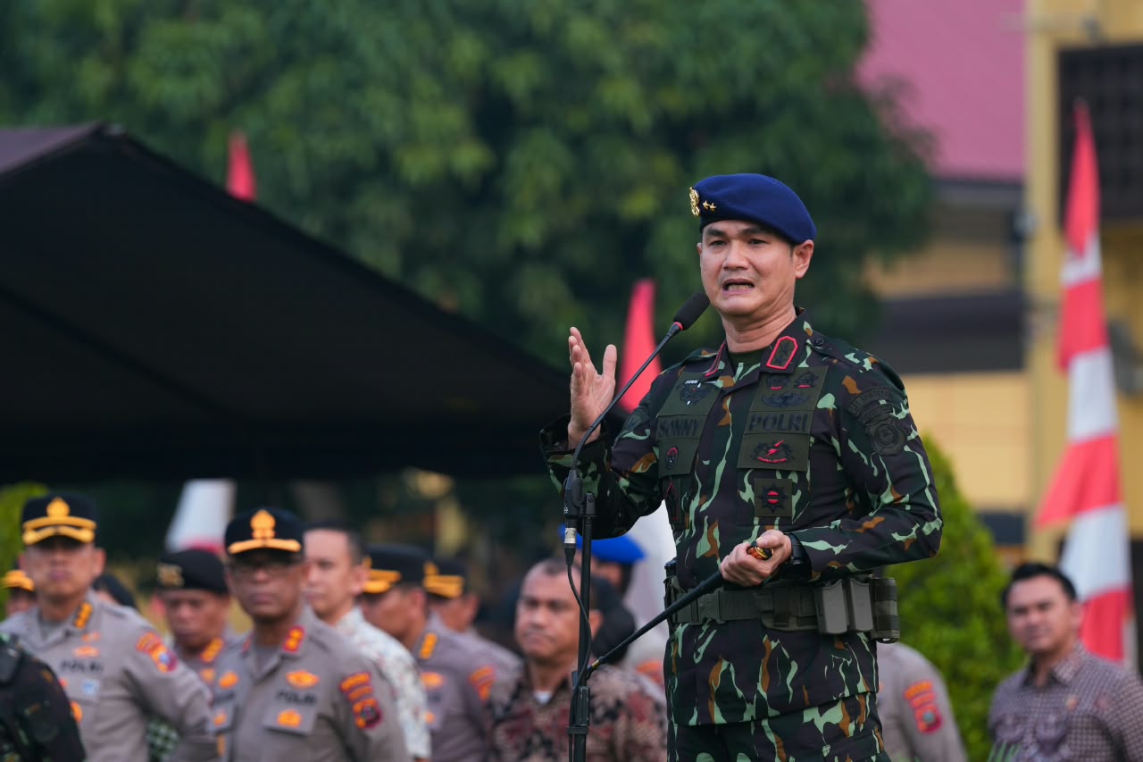 Kunjungi Mako Brimob Sumut, Kapolda Irjen Sonny Irawan Beri Pesan Tegas: Kompak, Solid, Bersama Masyarakat