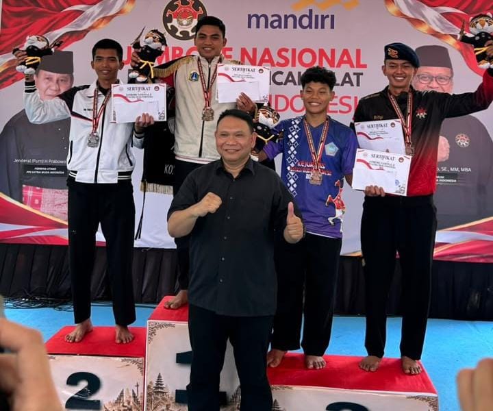 Personel Brimob Polda Jambi Ukir Prestasi di Kejurnas Pencak Silat Satria Muda Indonesia
