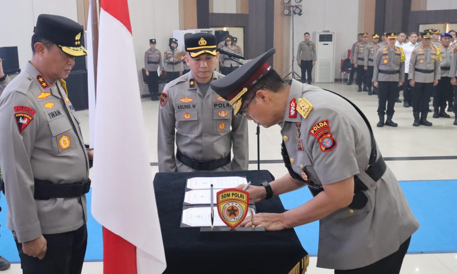 Kapolda Kalteng Pimpin Sertijab Wakapolda, 2 Pejabat Utama dan Kapolres Seruyan