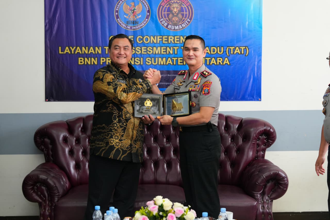 Kapolda Sumut Silaturahmi ke BNNP Sumut, Perkuat Kolaborasi Pemberantasan Narkoba