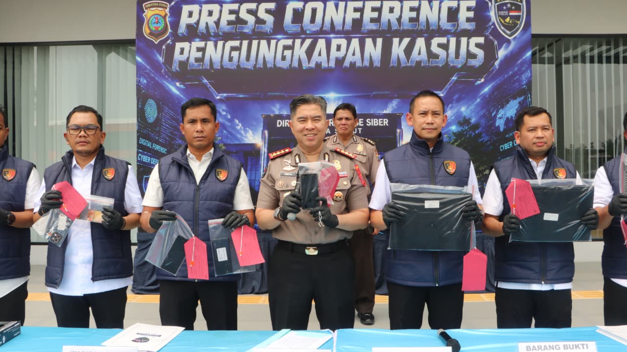Polda Sumut Ungkap Dugaan Jaringan Judi Online dari Kamboja, 5 Orang Ditangkap   