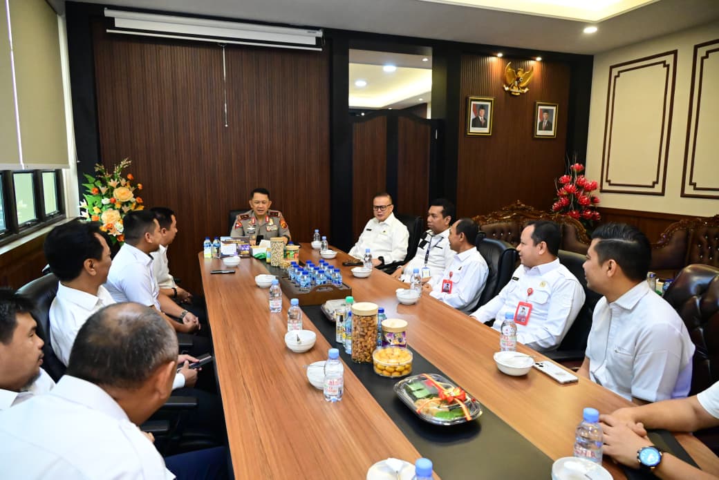 Kapolda Jambi Terima Audiensi Kanwil BPN Provinsi Jambi, Perkuat Sinergi Antar Instansi