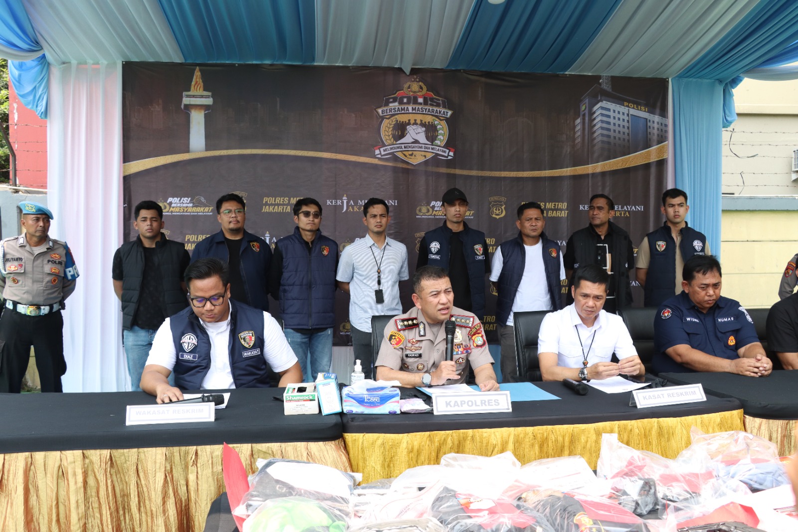 Polres Jakbar dan Polsek Jajaran Ungkap 43 Kasus Curat, Curas dan Curanmor Sepanjang September–Oktober 2026
