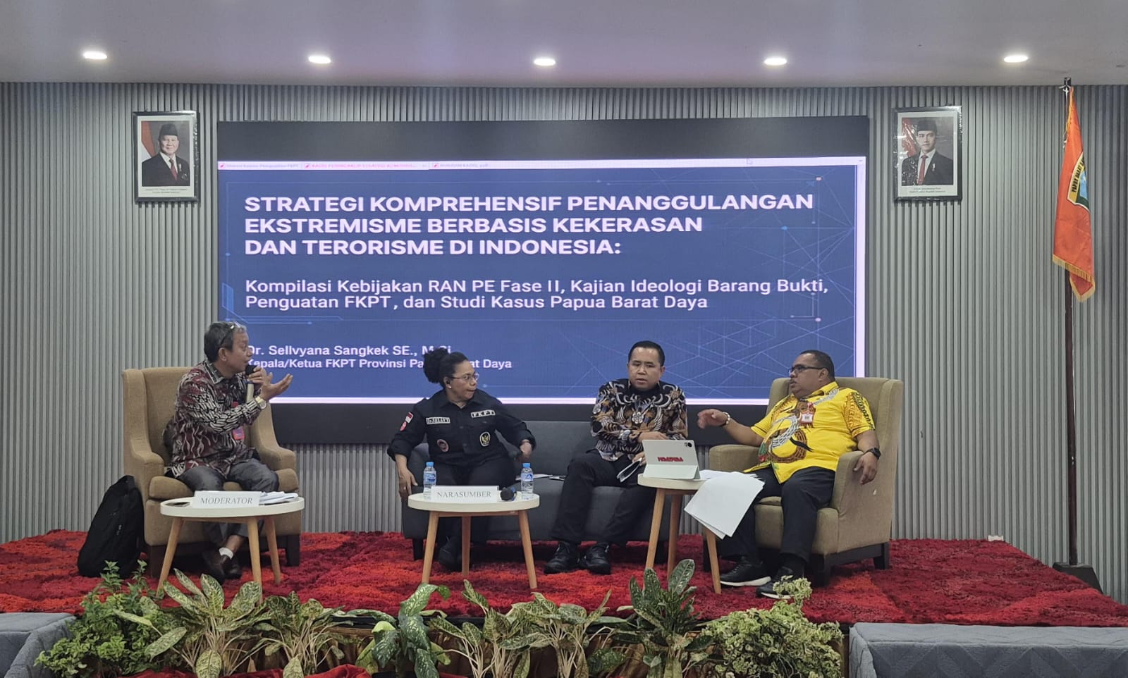 Gandeng Generasi Muda, FKPT dan Satgaswil Papua Barat Gelar Rakor Tangkal Radikalisme Digital di Sorong