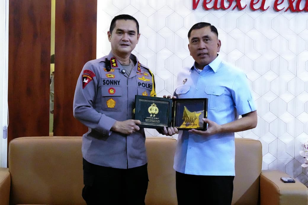 Kapolda Sumut Silaturahmi dengan Kabinda, Perkuat Sinergi Jaga Stabilitas Keamanan