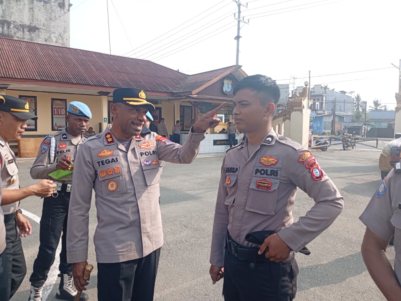 Kapolres Sorong Pimpin Gaktiplin, Tekankan Disiplin dan Sikap Tampang Anggota