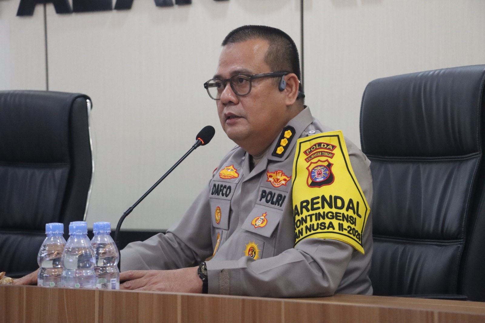 Kawal Penyampaian Pendapat di Muka Umum, Polda Kalteng Gelar Rakor dan TFG di Polresta Palangka Raya