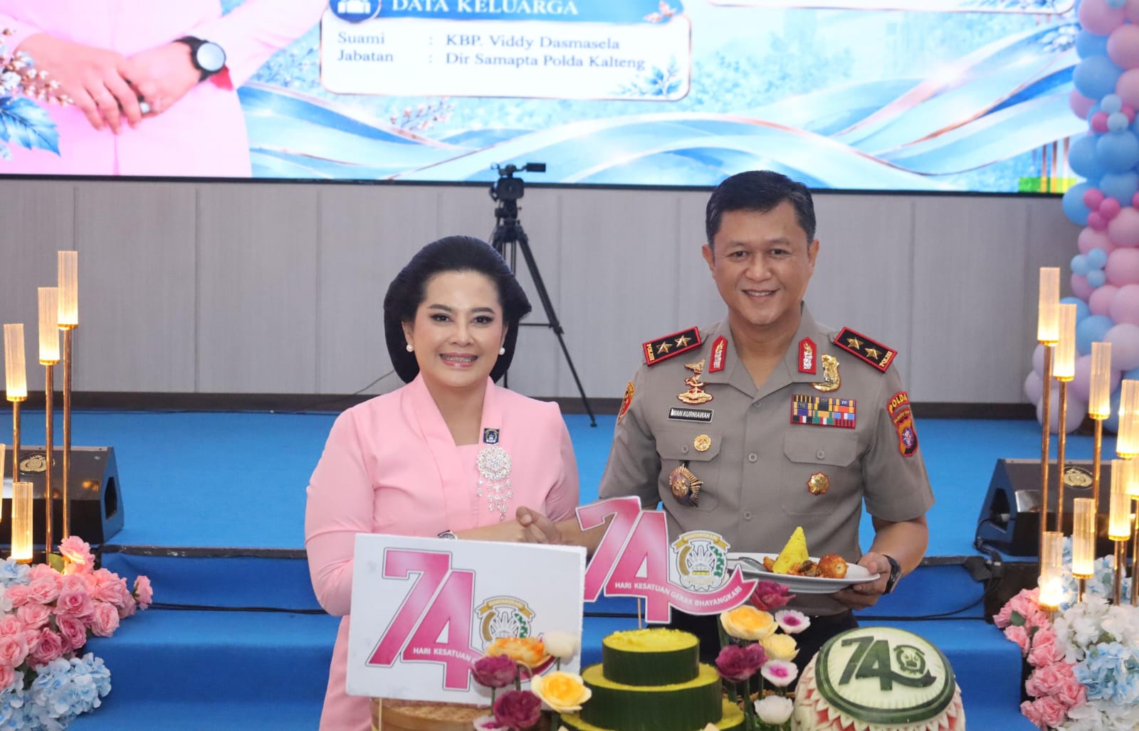 Peringati HKGB ke-74, Kapolda Kalteng Ajak Bhayangkari Terus Berkarya Dukung Polri Bersama Masyarakat