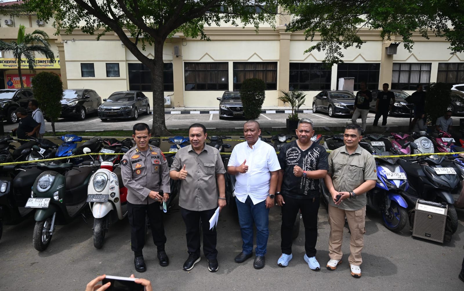 KRYD Polda Jambi Ungkap 41 Kasus Curanmor, 41 Unit Kendaraan Berhasil Diamankan dan 11 Tersangka Ditangkap
